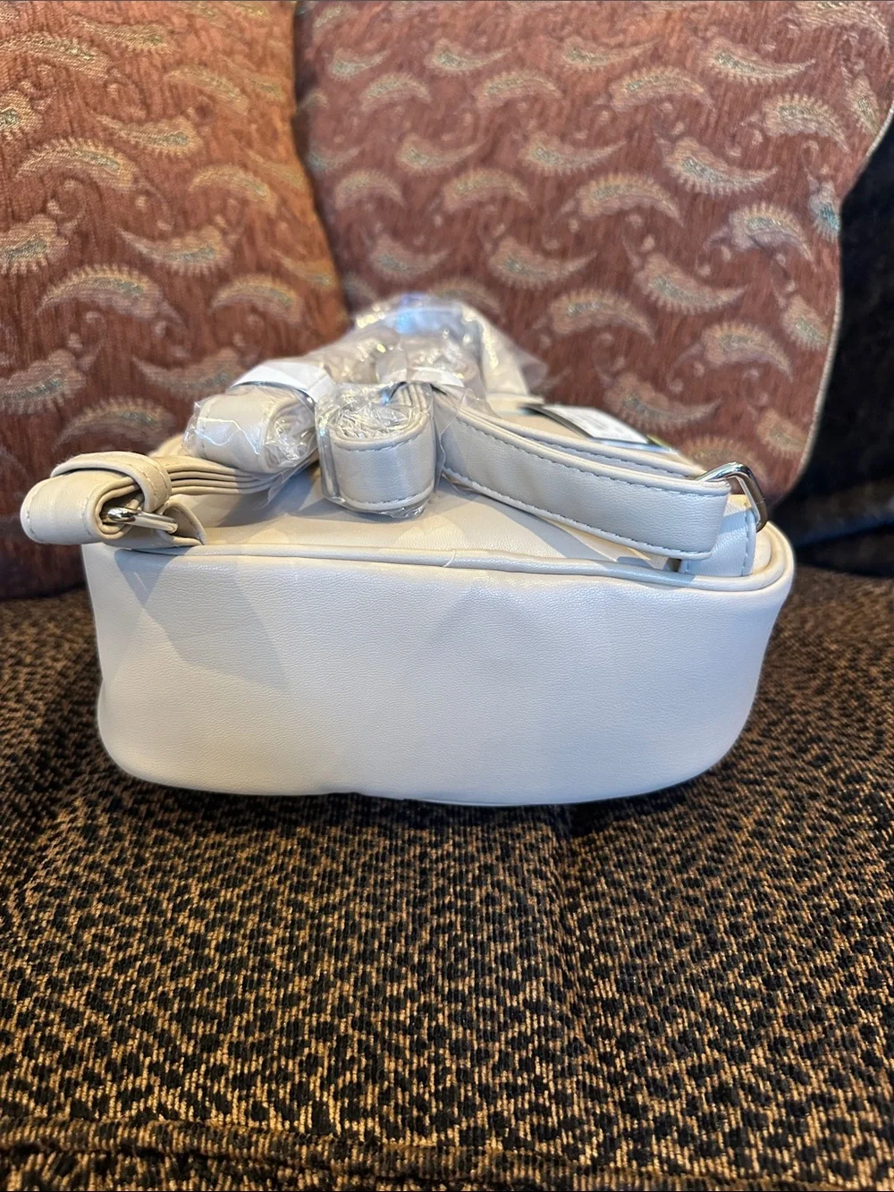 NWT Badgley Mischka Mini Studded Backpack in the Buff Beige
